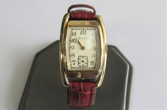 Bulova 14K Yellow Gold Vintage Watch