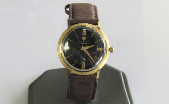 14K Yellow Gold Jules Jurgensen Vintage Watch