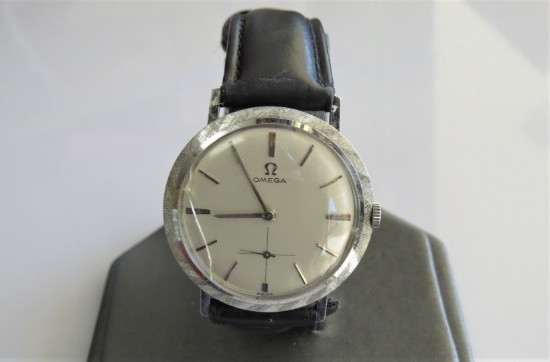 Vintage 14K White Gold Omega Watch