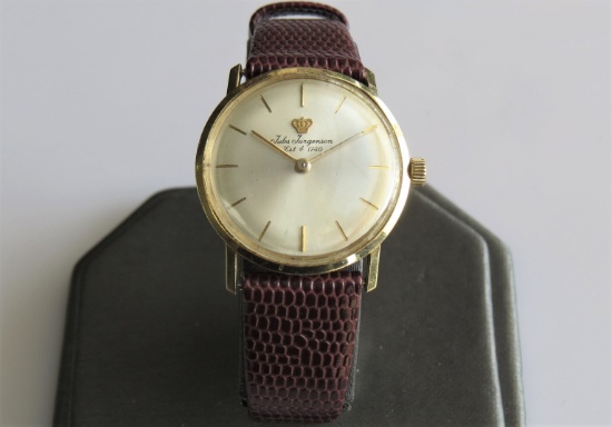 Vintage Jules Jurgensen 14K Gold Watch