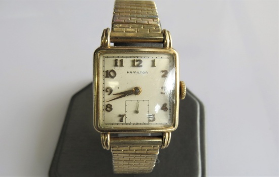 Vintage Yellow Gold Hamilton Watch