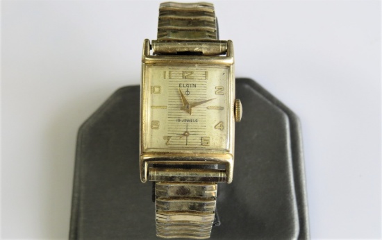 Vintage Elgin 10K Yellow Gold Watch