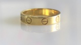 18KT Yellow Gold Cartier Wedding Band