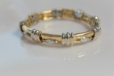 David Stern Yellow Gold and Diamond Bracelet