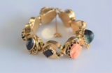 1950s Vintage Victorian Slide Bracelet 14K