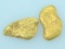 Pair of Gold Nuggets