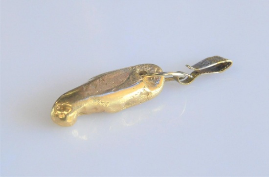 Gold Nugget Pendant