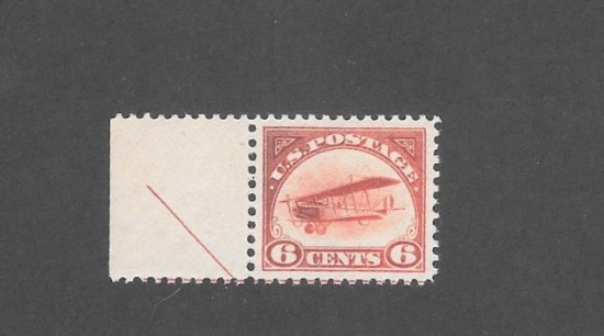 US Scott C-1 Bi-Plane Air Mail XF Gem Mint OGNH