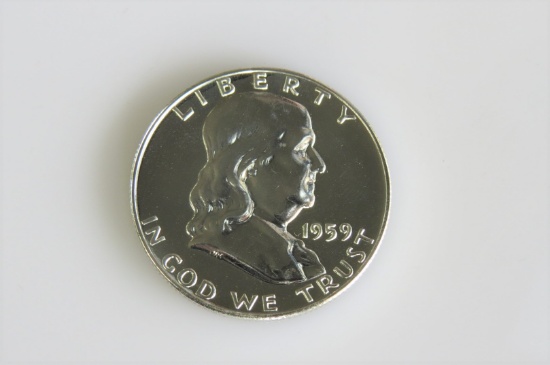 1959 Franklin Half-Dollar Gem Proof