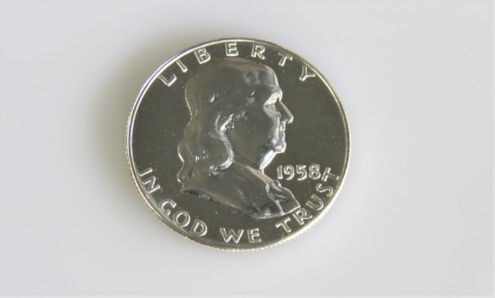 1958 Franklin Half-Dollar Gem Proof