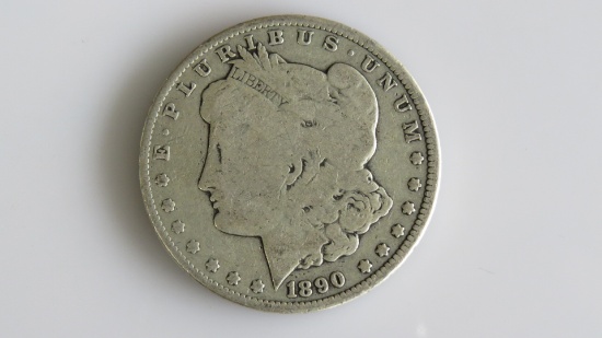1890-CC Morgan Silver Dollar G