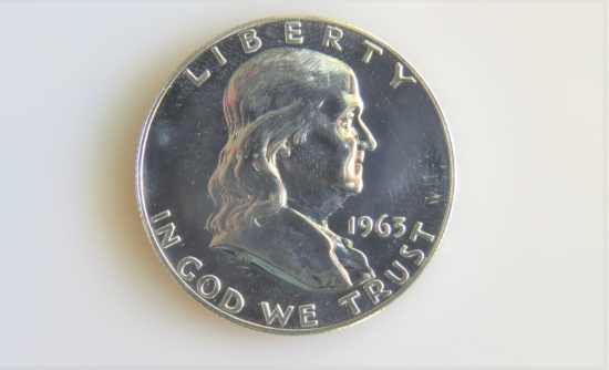 1963 Franklin Half-Dollar Gem Proof