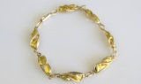 Gold Nugget Bracelet