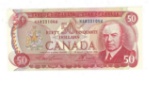 1975 Canada $50.00 Bank Note Choice Uncirculated