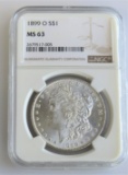 1899-O Morgan Dollar NGC MS63