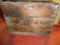 Havoline Wood Oil Crate