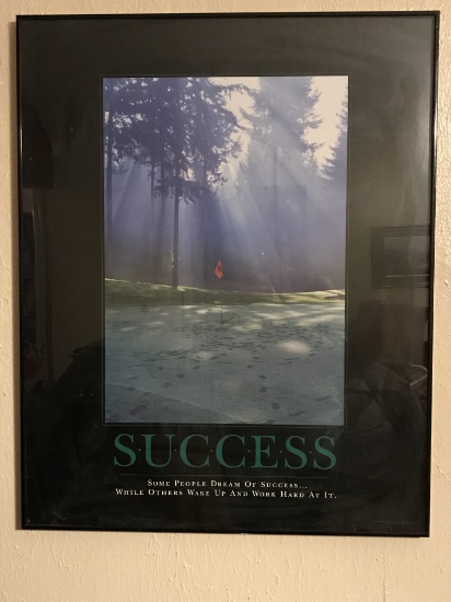 Successories "Success" Framed Picture