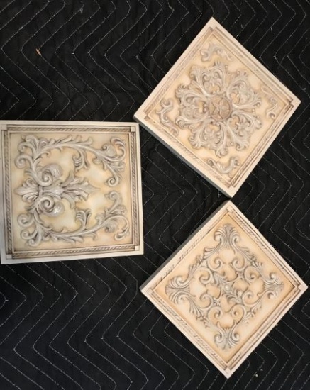 Set of 3 Decorative Tiles