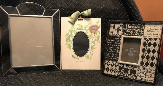 Assorted 3 Picture Frames