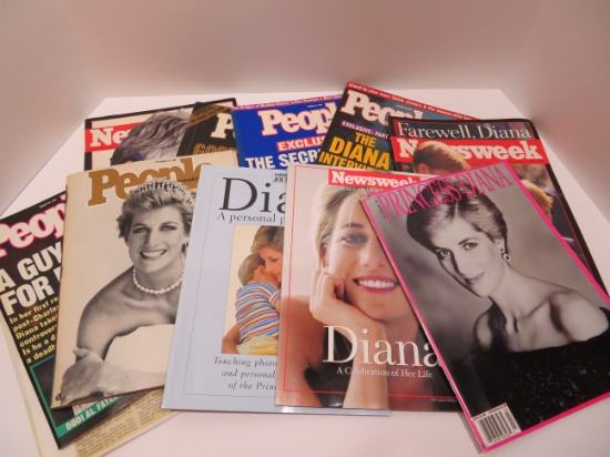 10 Princess Di Magizines and publications