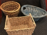 Assorted Wicker Baskets