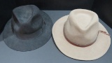 Set of 2 Vintage Mens felt hats