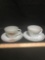 Two Fire King Tea Cup And Saucers
