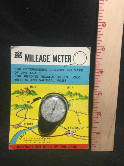 Vintage Mileage Meter