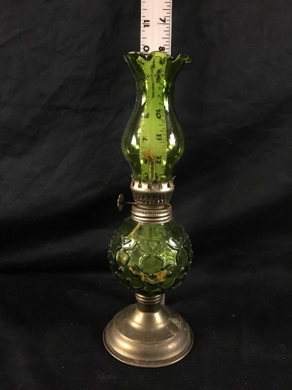 Vintage Nine Inch Oil Lamp