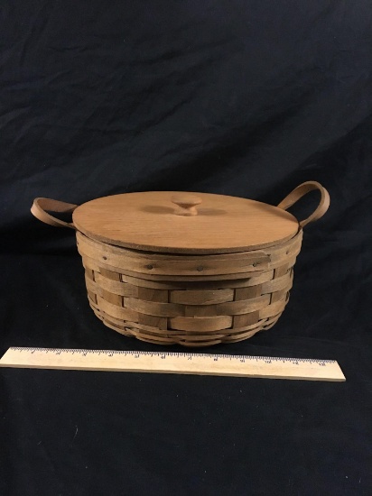 1984 Longaberger Basket With Lid