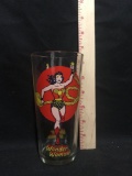 Vintage Wonder Woman Glass