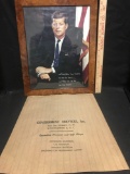 Vintage John F. Kennedy Framed Print