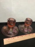 Fenton Candlestick Holders