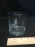 Frosted True North France Nord Whiskey Glass