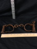 Antique Shackles With Key