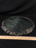 Antique Elaborate Metal Framed Mirror