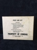 Property Of Conrail Vintage First Aid Kit