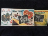 Three Classic Foreign Film Lobby Cards