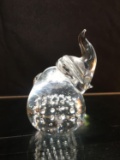 Mini Glass Art Elephant