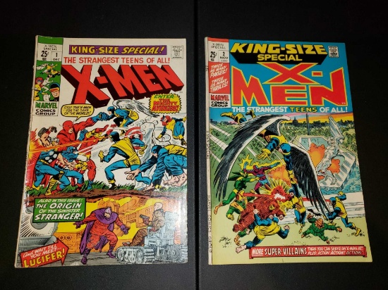 Marvel Silver Age Comics KING SIZE SPECIAL X-MEN 1 and 2