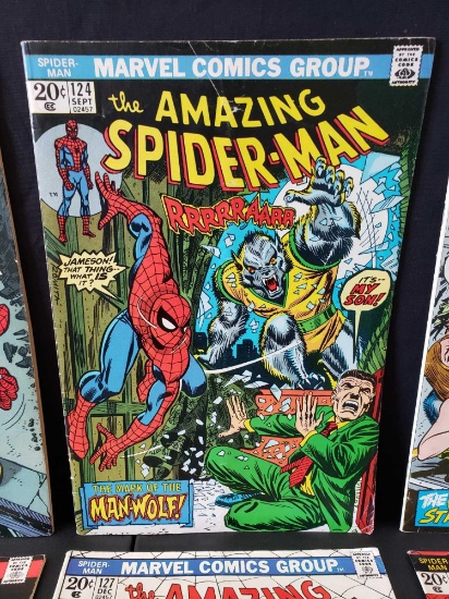 Marvel Bronze Age Comics AMAZING SPIDER-MAN 123-128