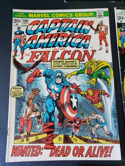 CAPTAIN AMERICA Marvel Bronze Age Comics 151-160