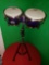 Pearl Bongos w/ Drum Stand