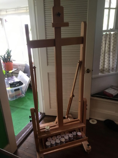 Large Easel With Wheels