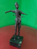 Weird Mangled Stabbed Metal Man Sculpture 16