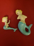 Ceramic Mermaid wall hangers