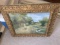 Country Scene Gold Framed Print