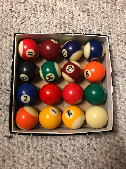 Mini Pool Balls