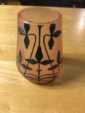 Signed Glass Art Vase