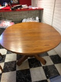 Vintage Oak Kitchen Table With 4 Chairs